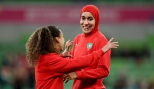 Nouhaila Benzina becomes first to wear hijab in Womens World Cup game skb journal 11